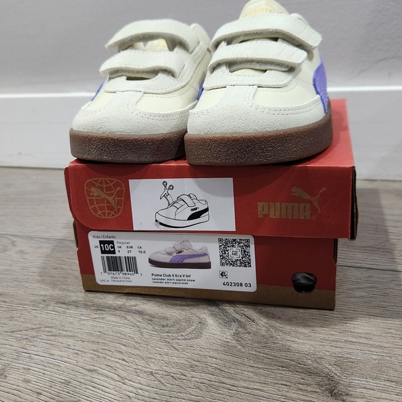 Puma Kids Sneakers in Cream and Lavender - Picture 5 of 5